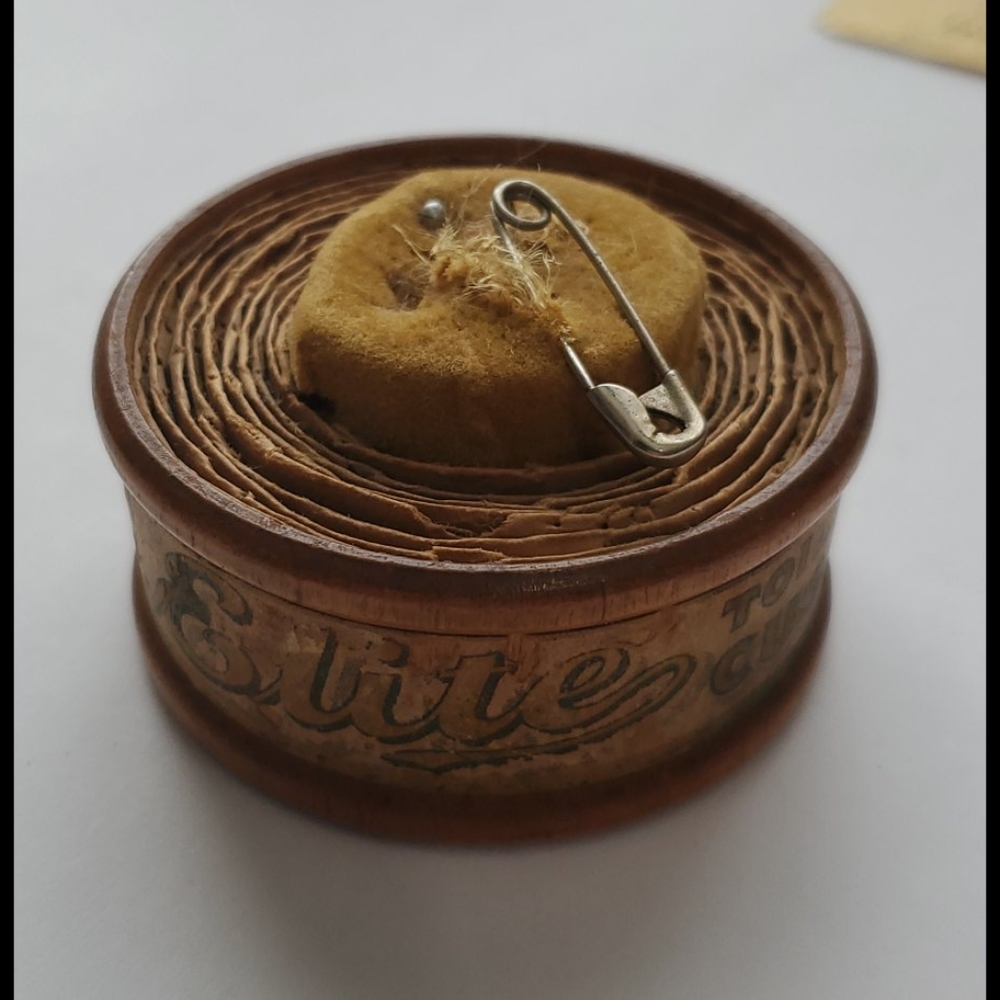 1800s antique pin cushion